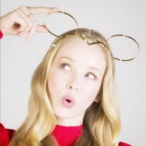 gold mickey mouse ears- Gigi Burris